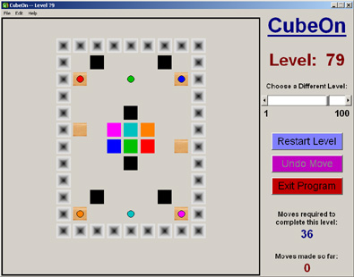 Screenshot:  CubeOn Level 79